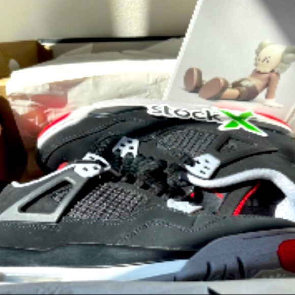 Air Jordan 4’s Bred (GS) - Picture 1 of 5
